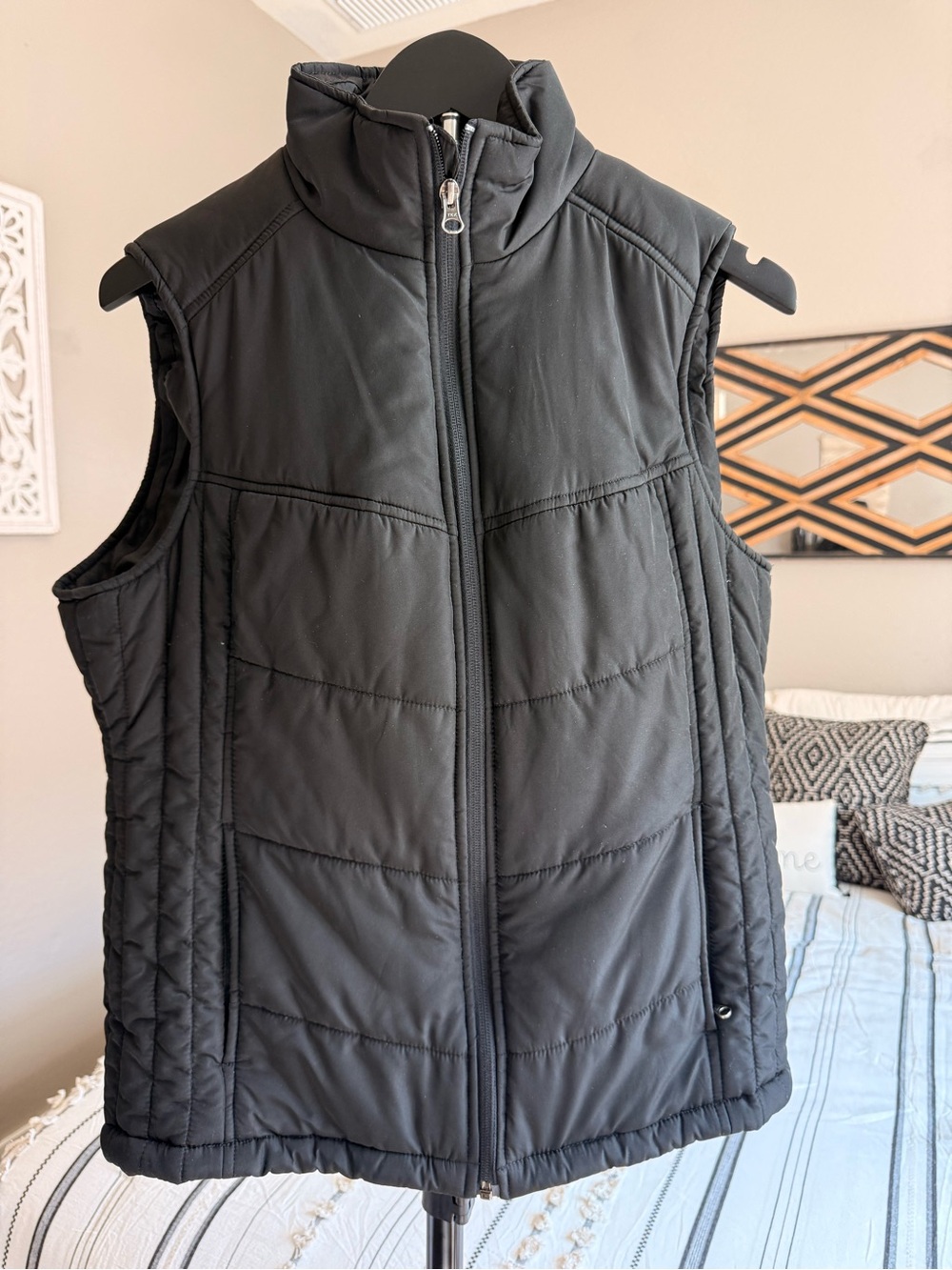 Port Authority Black Quilted Puffer Vest
